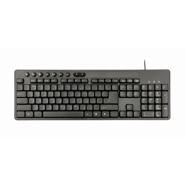 Комплект клавіатура + миша Gembird KBS-UM-04 дротовий US розкладка Black (8716309118125) - зображення 7
