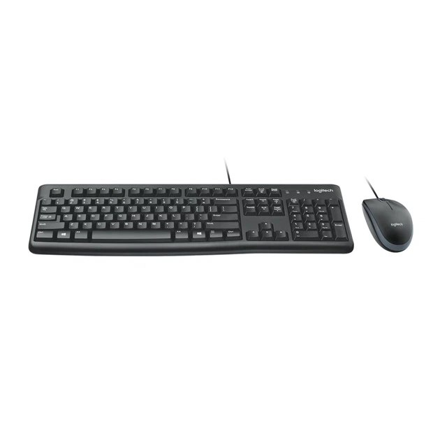 Комплект клавіатура + миша Logitech Desktop MK120 1000 DPI US розкладка Black (5099206020665) - зображення 3