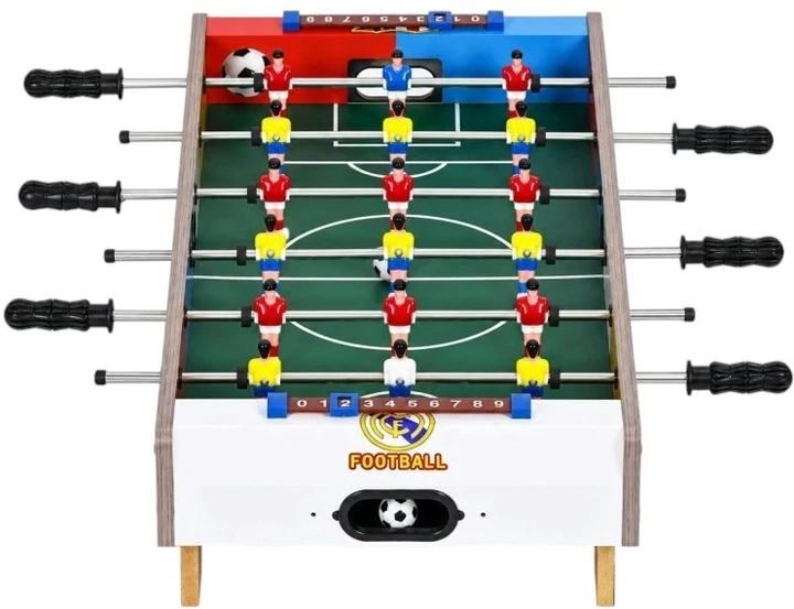 Mini piłkarzyki stołowe dla dzieci EcoToys 70x35 cm HM328956 (5905817013586) - obraz 4