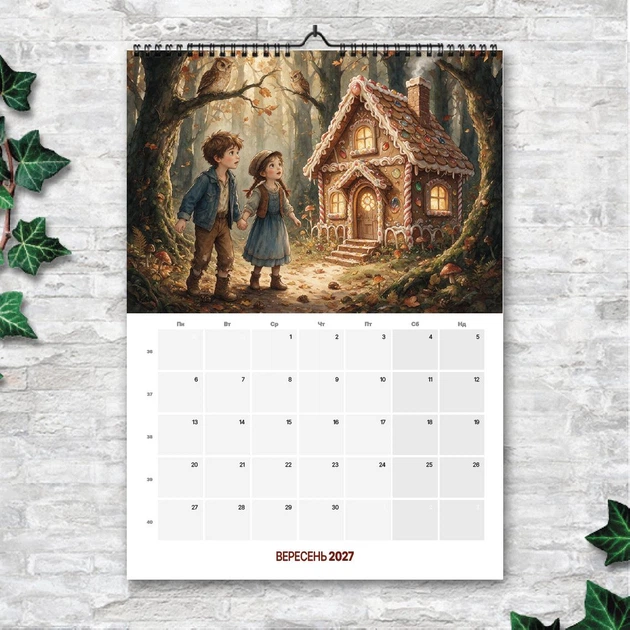 Календарь-планер А3 перекидной настенный СКАЗОЧНИК 13 листов ENTERSTORE (art. 270220) - изображение 10