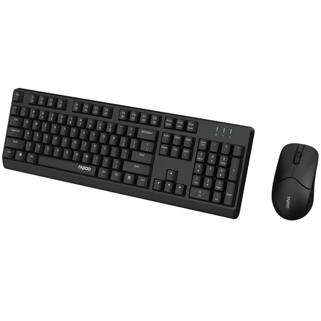 Bluetooth Клавіатура Rapoo X1500 black+ миша UA - изображение 5