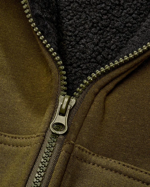 Кофта Brandit Sweatjacket Teddylining M олива (5038.15001.M) - Фото 3 Кофта Brandit Sweatjacket Teddylining M олива (5038.15001.M) - изображение 3