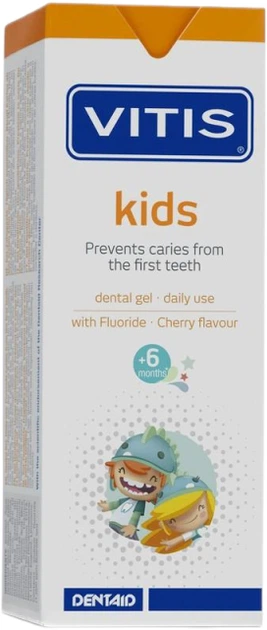 Pasta-żel dla dzieci Dentaid Vitis Kids 2-6 lat 50 ml (8427426052789) - obraz 2