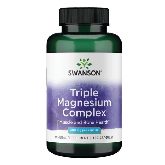 Магній Swanson Triple Magnesium complex 100caps (087614018089) - зображення 2