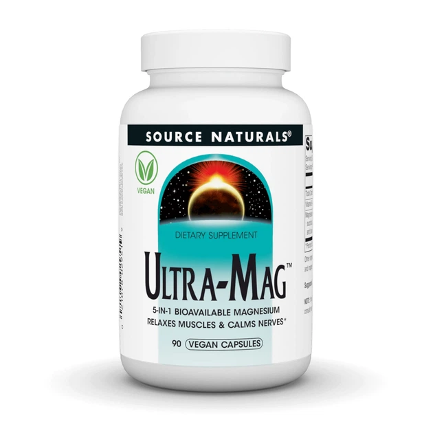 Магній Source Naturals Ultra-Mag 90 vcaps (021078029519) - изображение 2