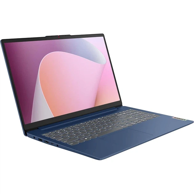 Ноутбук Lenovo IdeaPad Slim 3 (82XQ01BJRM), AMD Ryzen 5 40, 15.6″, RAM 8 ГБ LPDDR5, SSD 512 ГБ, AMD Radeon 610M, Без ОС, Синій - зображення 2