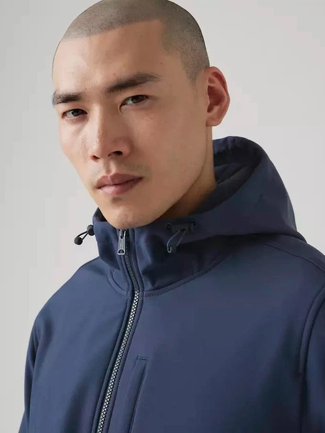 Куртка демисезонная с капюшоном мужская Levi`s 001K40001(Dress Blues-Blue) XL Темно-синяя (198402914909) - Фото 3 Куртка демисезонная с капюшоном мужская Levi`s 001K40001(Dress Blues-Blue) XL Темно-синяя (198402914909) - изображение 3