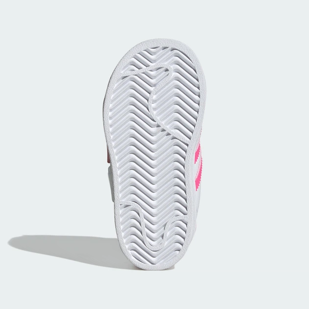 Детские кроссовки ADIDAS CARE BEARS SUPERSTAR LED LIGHTS COMFORT CLOSURE adidas KK2133 (24 EUR) белый (4068817602295) - изображение 4