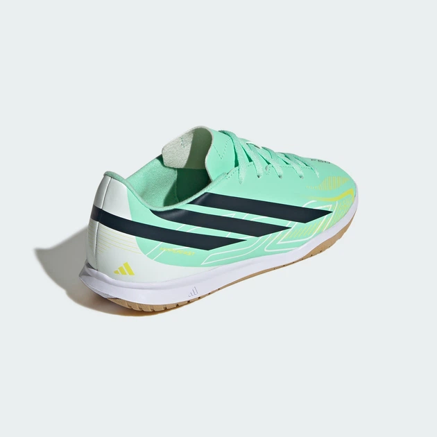 Детские бутсы F50 HYPERFAST CLUB Indoor Football Kids adidas KK1339 (35.5 EUR) зеленый (4068817501871) - Фото 6 Детские бутсы F50 HYPERFAST CLUB Indoor Football Kids adidas KK1339 (35.5 EUR) зеленый (4068817501871) - изображение 6