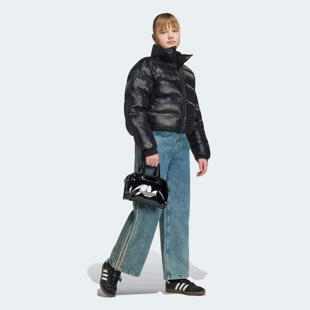 Детская куртка SHORT PUFFER adidas KS1725 (170) черный (4069995403872) - изображение 4