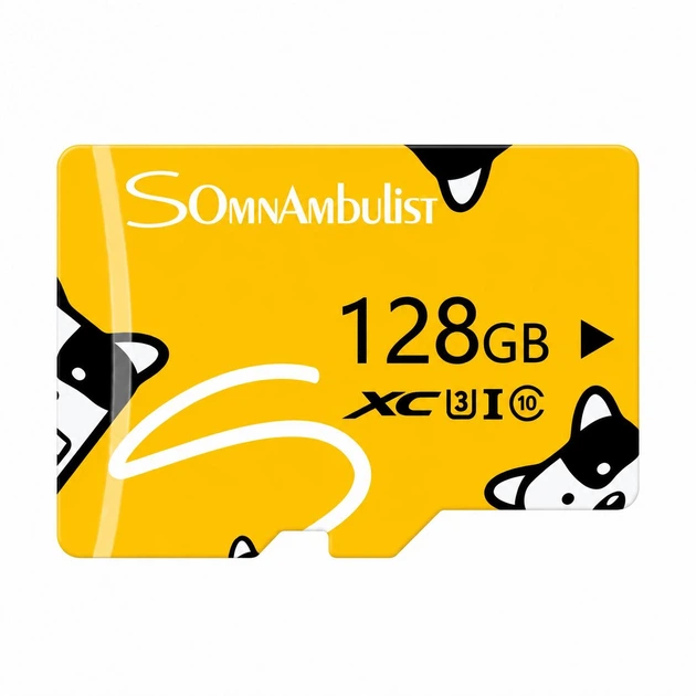 Карта памяти SomnAmbulist microSDXC 128 ГБ UHS-I U3 Class 10 (без адаптера) - Фото 1 Карта памяти SomnAmbulist microSDXC 128 ГБ UHS-I U3 Class 10 (без адаптера) - изображение 1