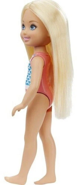 Lalka Barbie Club Chelsea Beach ze strojem kąpielowym Syrenka 15 cm (GLN73/JBG70) (0194735259823) - obraz 3
