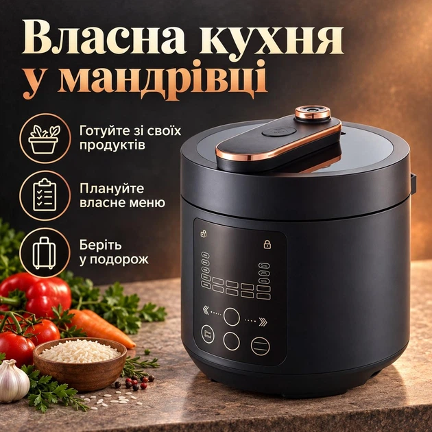 Автомобильная мультиварка 12 24 вольт 2500 мл подогрев еды в авто пароварка рисоварка 200 Вт для грузовика - изображение 4