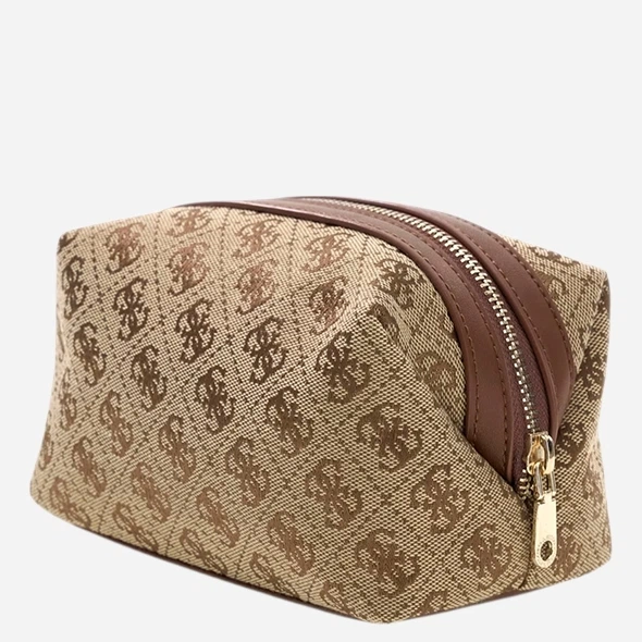 Косметичка жіноча Guess PW7586P6490-LGW Коричнева (800070360496) - зображення 2