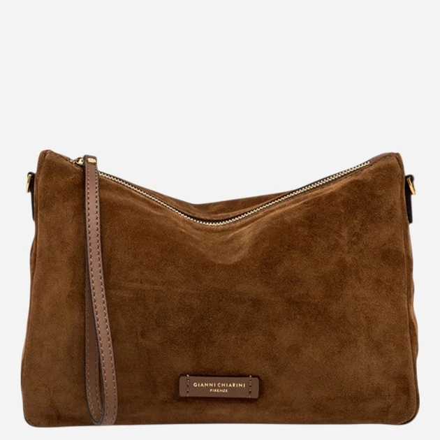 Torebka crossbody damska zamszowa Gianni Chiarini BS-10225-CM-PL-13827 Brązowa (800070361161) - Zdjęcie 1 Torebka crossbody damska zamszowa Gianni Chiarini BS-10225-CM-PL-13827 Brązowa (800070361161) - obraz 1
