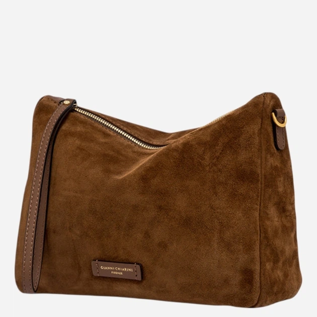 Torebka crossbody damska zamszowa Gianni Chiarini BS-10225-CM-PL-13827 Brązowa (800070361161) - Zdjęcie 3 Torebka crossbody damska zamszowa Gianni Chiarini BS-10225-CM-PL-13827 Brązowa (800070361161) - obraz 3