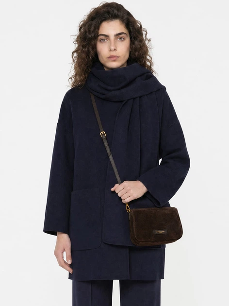 Torebka crossbody damska zamszowa Gianni Chiarini BS-10224-CM-PL-974 Ciemnobrązowa (800070361160) - Zdjęcie 2 Torebka crossbody damska zamszowa Gianni Chiarini BS-10224-CM-PL-974 Ciemnobrązowa (800070361160) - obraz 2
