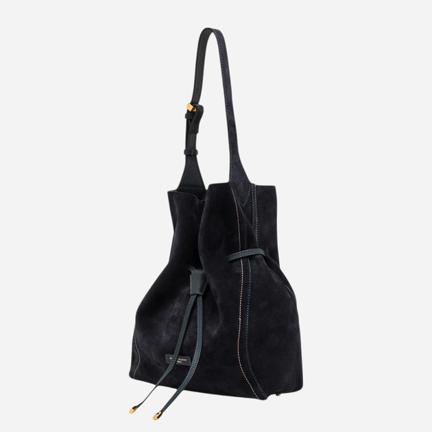 Torebka damska zamszowa Gianni Chiarini BS-11787-CM-PL-14596 Granatowa (800070361164) - obraz 4