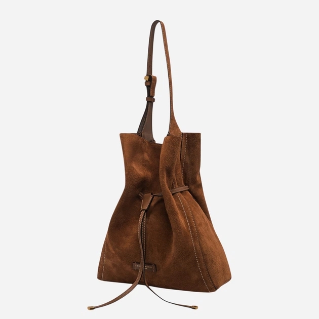 Torebka damska zamszowa Gianni Chiarini BS-11787-CM-PL-099 Brązowa (800070361163) - obraz 4