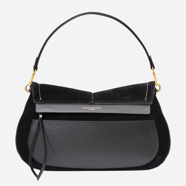 Torba damska zamszowa Gianni Chiarini BS-12619-CM-PL-001 Czarna (800070361203) - obraz 2