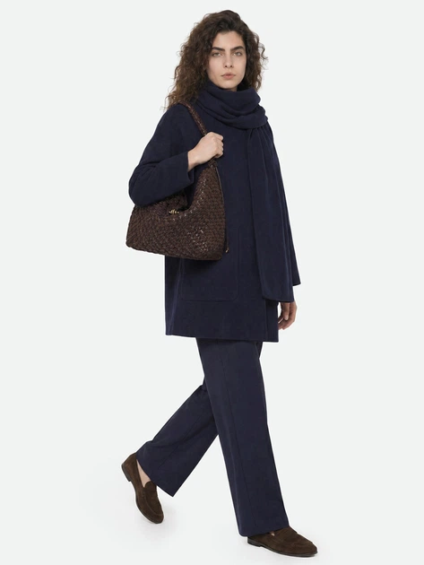 Torebka hobo damska skórzana Gianni Chiarini BS-12066/COMM-W-PLINT-2107 Brązowa (800070361207) - obraz 2