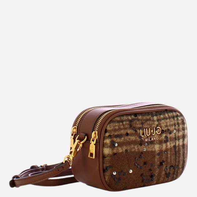 Torebka crossbody damska materiałowa Liu Jo AF6100T759A-00533 Brązowa (800070362924) - Zdjęcie 3 Torebka crossbody damska materiałowa Liu Jo AF6100T759A-00533 Brązowa (800070362924) - obraz 3