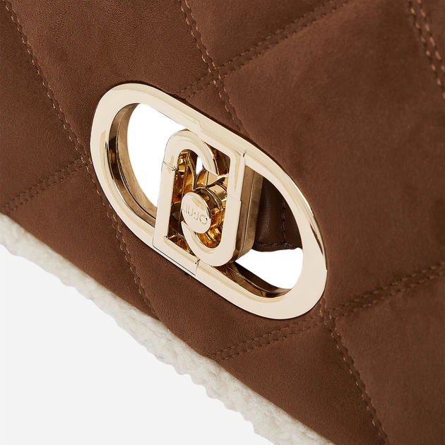 Torebka crossbody damska materiałowa Liu Jo AF6148E1163-X0459 Biały/Brązowy (800070362934) - Zdjęcie 7 Torebka crossbody damska materiałowa Liu Jo AF6148E1163-X0459 Biały/Brązowy (800070362934) - obraz 7