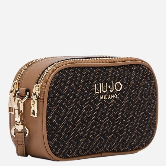 Torebka crossbody damska materiałowa Liu Jo AF6100T378A-00533 Brązowa (800070362922) - Zdjęcie 4 Torebka crossbody damska materiałowa Liu Jo AF6100T378A-00533 Brązowa (800070362922) - obraz 4
