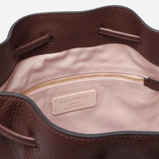 Torebka crossbody damska skórzana Coccinelle E1TFK230201-R49 Czekoladowa (800070363451) - Zdjęcie 4 Torebka crossbody damska skórzana Coccinelle E1TFK230201-R49 Czekoladowa (800070363451) - obraz 4