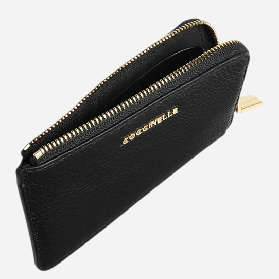 Etui na karty damskie skórzane Coccinelle E2MW517B901-001 Czarne (800070363512) - obraz 3