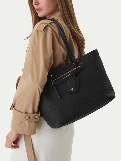 Torebka shopper damska skórzana Michael Kors 30S6GTVT2L-001 Czarna (800070364524) - Zdjęcie 2 Torebka shopper damska skórzana Michael Kors 30S6GTVT2L-001 Czarna (800070364524) - obraz 2