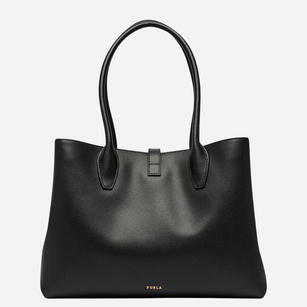 Сумка шопер жіноча з натуральної шкіри Furla WB01978ARE000O60001007 Чорна (800070364651) - Фото 3 Сумка шопер жіноча з натуральної шкіри Furla WB01978ARE000O60001007 Чорна (800070364651) - зображення 3