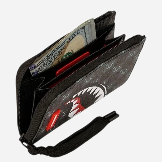 Гаманець зі штучної шкіри для карток Sprayground 910W9315NSZ Чорний (800070365396) - зображення 4