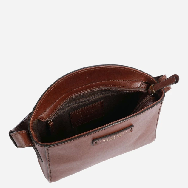 Torebka crossbody damska skórzana The Bridge 44251355-14 Brązowa (800070365544) - Zdjęcie 3 Torebka crossbody damska skórzana The Bridge 44251355-14 Brązowa (800070365544) - obraz 3