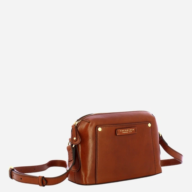 Torebka crossbody damska skórzana The Bridge 44030601-14 Brązowa (800070365554) - Zdjęcie 3 Torebka crossbody damska skórzana The Bridge 44030601-14 Brązowa (800070365554) - obraz 3