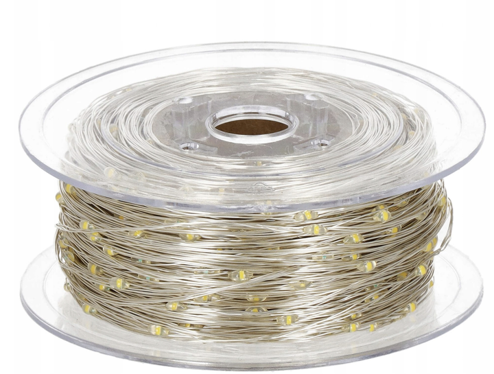 Світлодіодна гірлянда-нитка на котушці Springos CL4044 1000 LED Холодний білий (5907719442389) - зображення 7