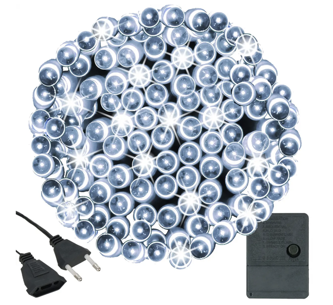 Світлодіодна гірлянда Springos CL0402 400 LED Холодний білий (5907719465678) - зображення 2