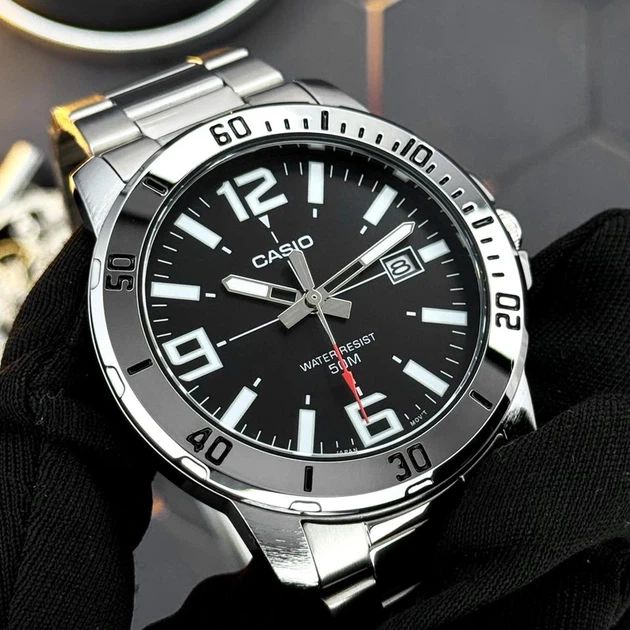 Наручний годинник Casio MTP-VD01D-1B - изображение 3
