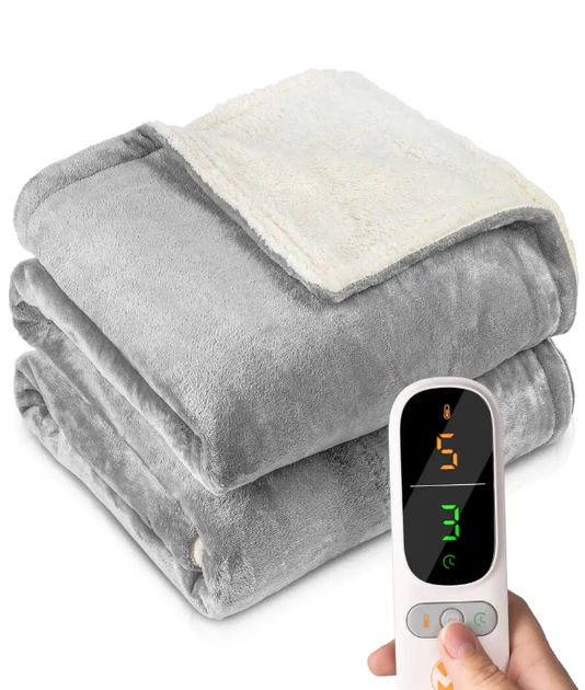 Электроодеяло MalTec CozyHeat 160 Вт 180×160 см 9 уровней температуры Одеяло с подогревом и таймером на 1–9 часов - изображение 5