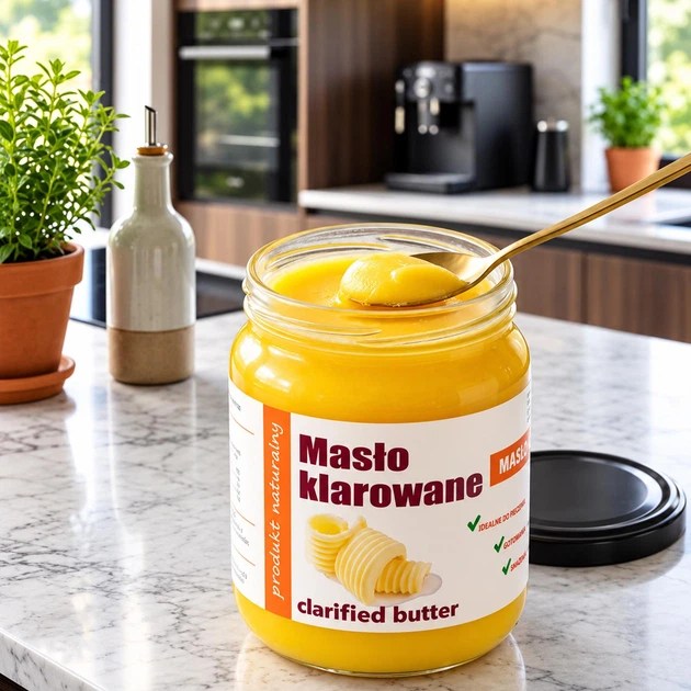 Масло Топлене Гхі Натуральне Bazar Zdrowia Masło Klarowane Ghee Naturalne 500 мл - изображение 5