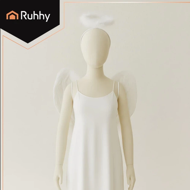 Крылья ангела Ruhhy 2 шт 45 x 35 см с нимбом White (5900779959385) - Фото 5 Крылья ангела Ruhhy 2 шт 45 x 35 см с нимбом White (5900779959385) - изображение 5