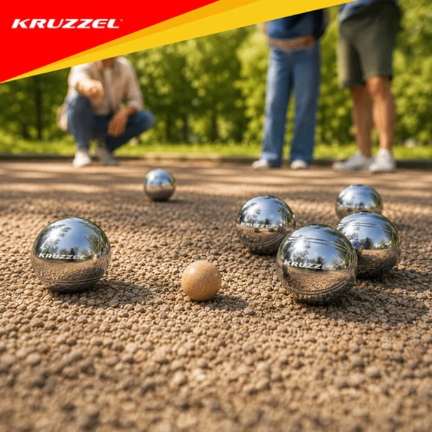 Игра в петанк Kruzzel 8 шаров + чехол (5900779948334) - Фото 10 Игра в петанк Kruzzel 8 шаров + чехол (5900779948334) - изображение 10