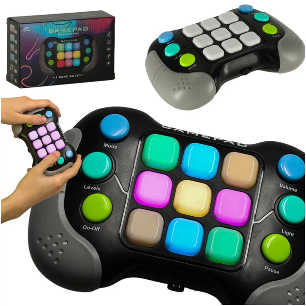 Игра Memory электронная на ловкость антистрессовая консоль light 4 режима (5903039757608) - Фото 1 Игра Memory электронная на ловкость антистрессовая консоль light 4 режима (5903039757608) - изображение 1
