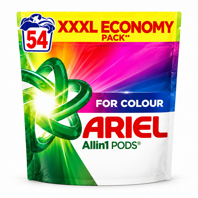 Гель-капсули Ariel All in 1 для прання кольорових речей 54 шт. - зображення 6