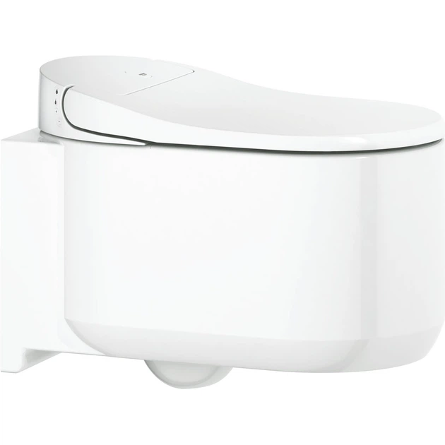 Подвесной унитаз Grohe Sensia Arena овальный, с сиденьем Soft-Close, белый глянцевый (39354SH1) - изображение 3