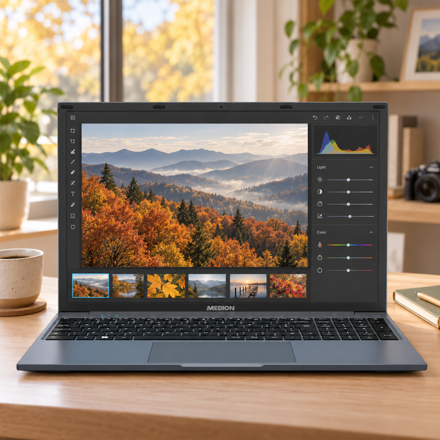 Ноутбук 16" Medion (Lenovo Group) Akoya E16423 | 16:10 FHD+ | Intel Core i5-1155G7 | RAM 8 ГБ | SSD 512 ГБ | Intel Iris Xe Graphics | Метал | Win11 (5450) - Уценка - Фото 1 Ноутбук 16" Medion (Lenovo Group) Akoya E16423 | 16:10 FHD+ | Intel Core i5-1155G7 | RAM 8 ГБ | SSD 512 ГБ | Intel Iris Xe Graphics | Метал | Win11 (5450) - Уценка - изображение 1