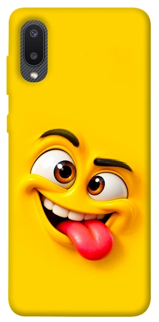 Чехол для Galaxy A02 с принтом Жовтий-хитрун - Фото 1 Чехол для Galaxy A02 с принтом Жовтий-хитрун - изображение 1