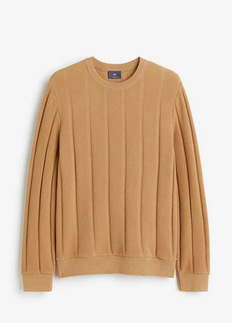 Светр H&M 18695 Темний бежевий XL (1224) - Фото 1 Светр H&M 18695 Темний бежевий XL (1224) - изображение 1