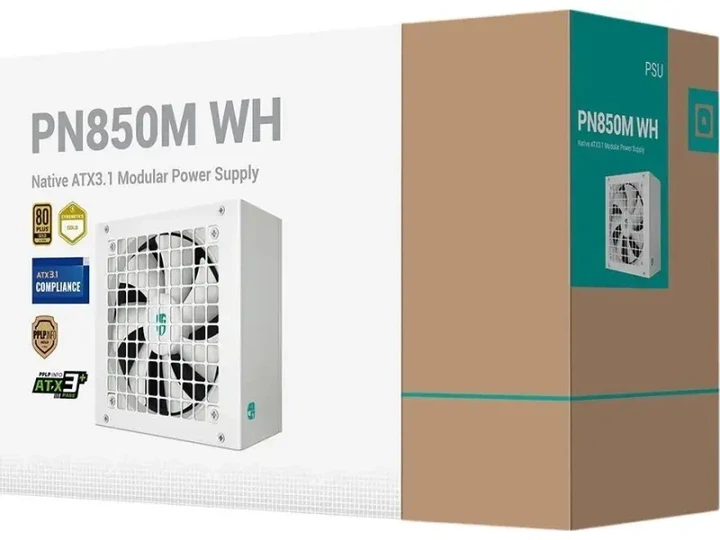 Блок живлення Deepcool Gamer Storm PN850M White (R-PN850M-FC0W-JGEU) - Фото 3 Блок живлення Deepcool Gamer Storm PN850M White (R-PN850M-FC0W-JGEU) - изображение 3