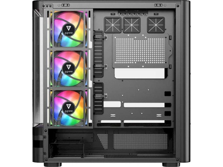 Корпус MODECOM VOLCANO AQ200 ARGB MIDI BLACK (MC-A-AQ200-4FA-B) - зображення 4